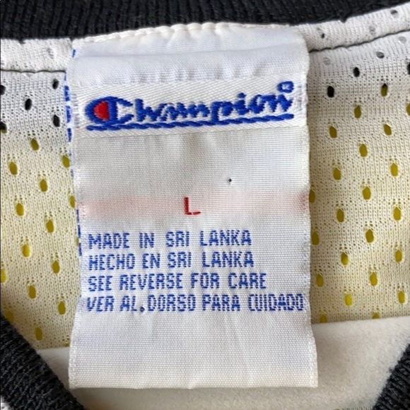 𝅺Champion Windbreaker Jacket 90s Nylon Neon Jacket SZ L - Picture 9 of 10